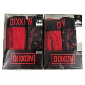 NIB Dixxon Flannel Company Men’s Large Premium Boxer Briefs Assorted 4 Pairs